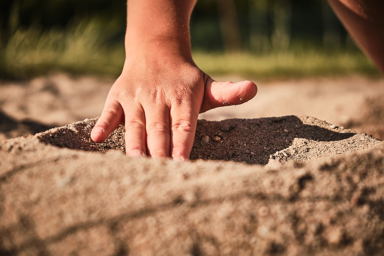 terrain constructible avec main d'architecte dans le sable